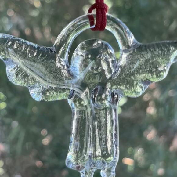 Vintage Boda Sweden Glass Angel Ornament in Original Box - Picture 5 of 12